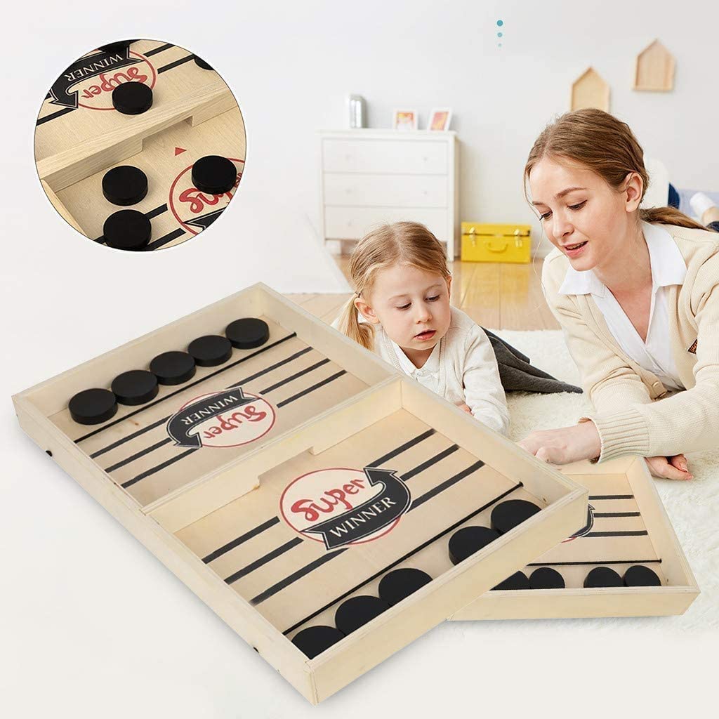 2-in-1 Table Football & Shuffleboard Fun – GameMaster
