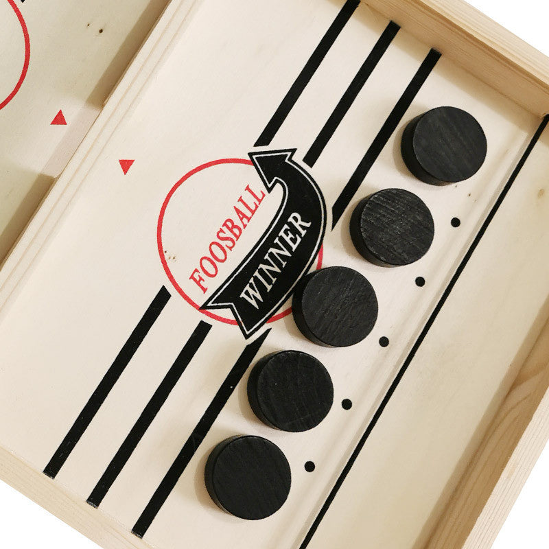 2-in-1 Table Football & Shuffleboard Fun – GameMaster