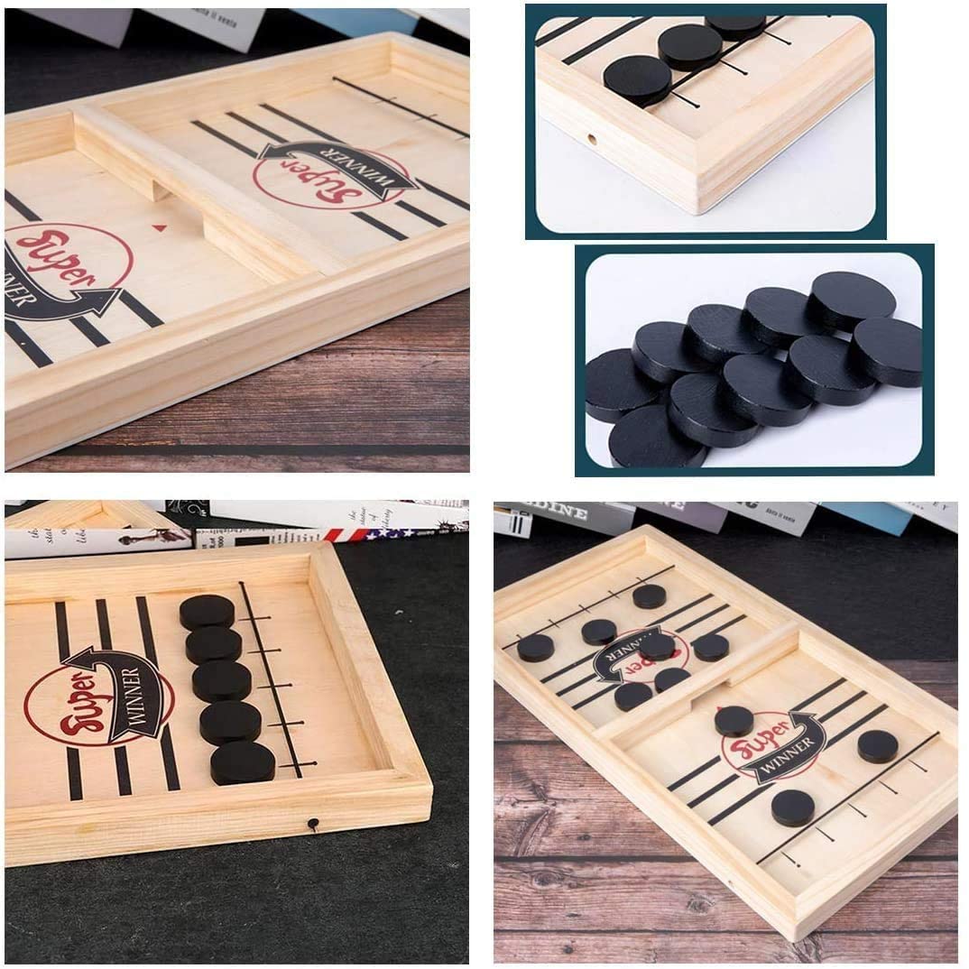 2-in-1 Table Football & Shuffleboard Fun – GameMaster