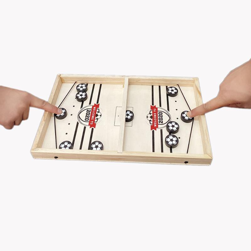 2-in-1 Table Football & Shuffleboard Fun – GameMaster