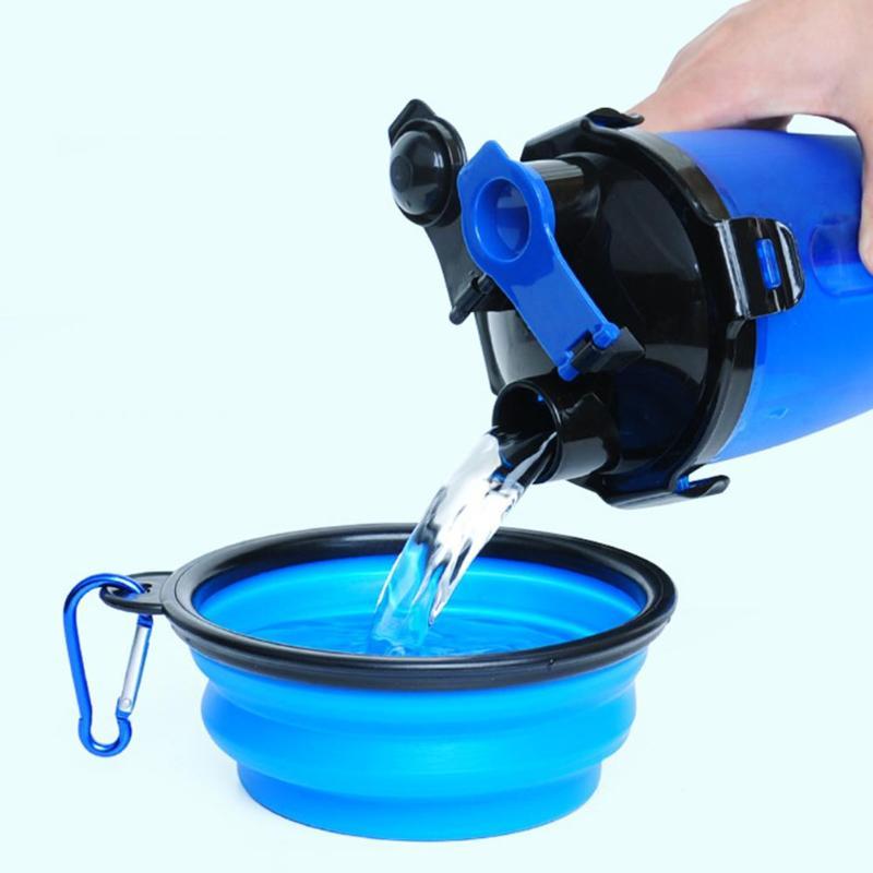 2-in-1 Travel Cup with Feeding Bowl - PawBuddy