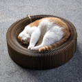 Cat Scratcher Board Accordion Bed