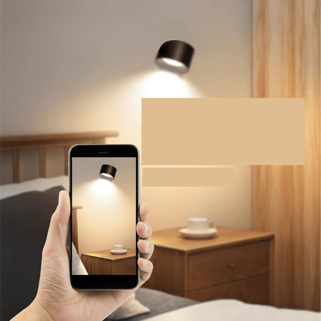 FlexiLamp – Cordless rechargeable 360° wall lamp
