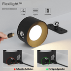 360° wireless rechargeable wall light | Versatile LED lighting solution