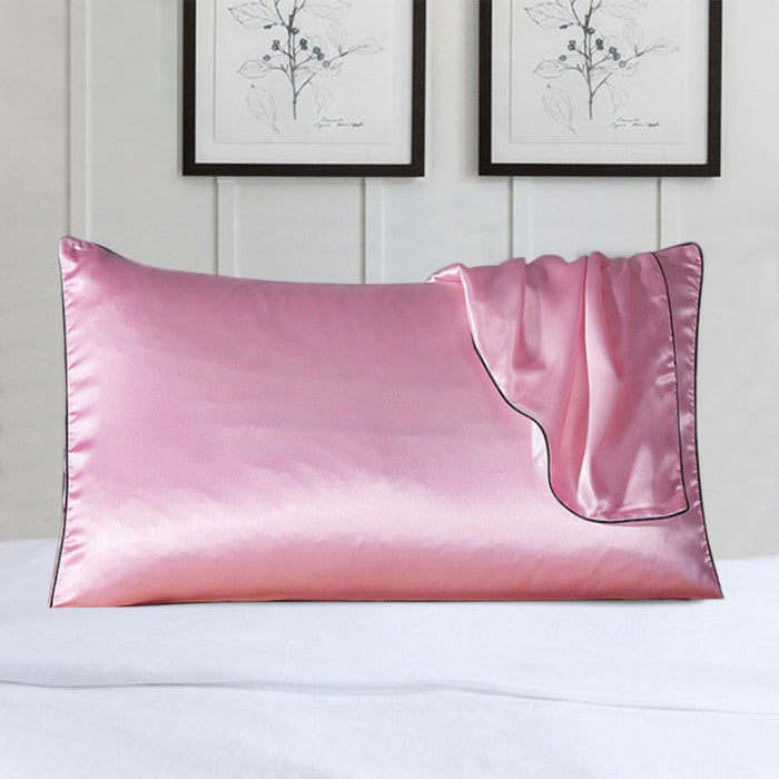 2-Pack 100% Silk Pillowcase with Trim