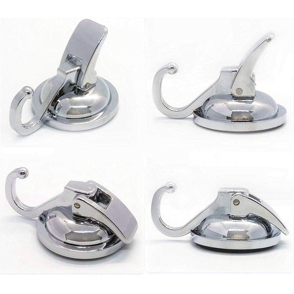 2-Pack: Heavy-Duty Vacuum Suction Cup Hooks