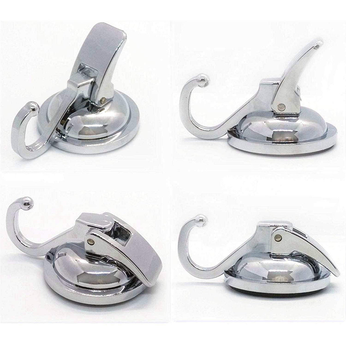 2-Pack: Heavy-Duty Vacuum Suction Cup Hooks