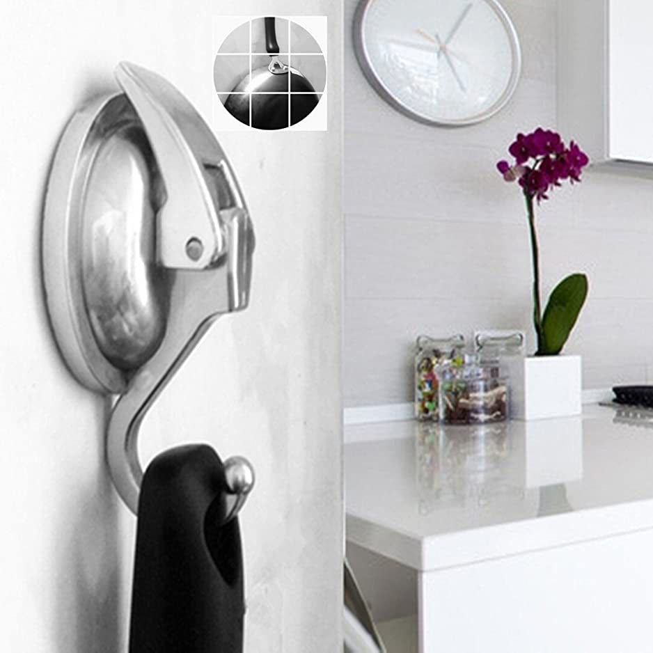 2-Pack: Heavy-Duty Vacuum Suction Cup Hooks