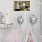 2-Pack: Heavy-Duty Vacuum Suction Cup Hooks