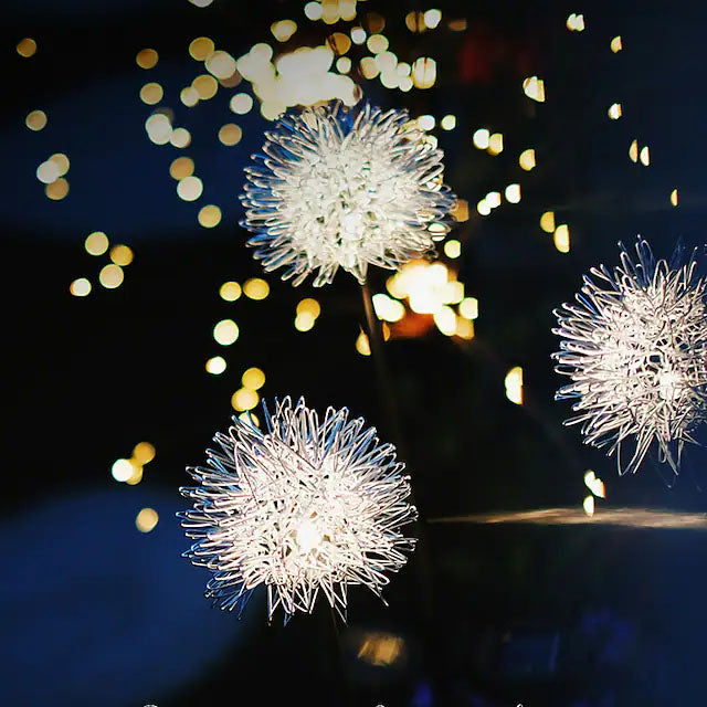 2-Pack: Outdoor Solar Dandelion Garden Lights