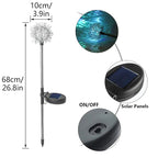 2-Pack: Outdoor Solar Dandelion Garden Lights