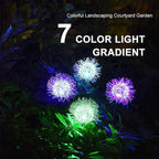 2-Pack: Outdoor Solar Dandelion Garden Lights