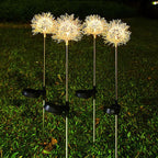 2-Pack: Outdoor Solar Dandelion Garden Lights
