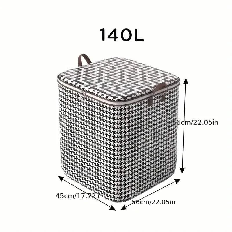 2-Pack: Quilt Storage Bag Organizer Nonwoven Dustproof Foldable Closet Space-Saving Bag