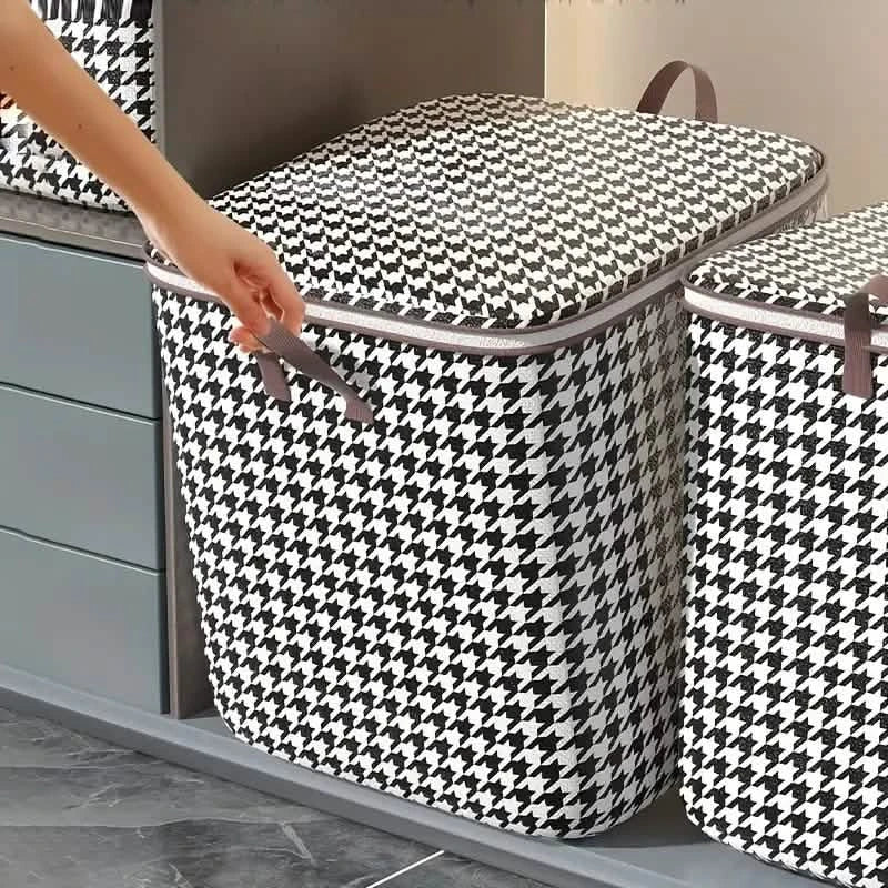 2-Pack: Quilt Storage Bag Organizer Nonwoven Dustproof Foldable Closet Space-Saving Bag