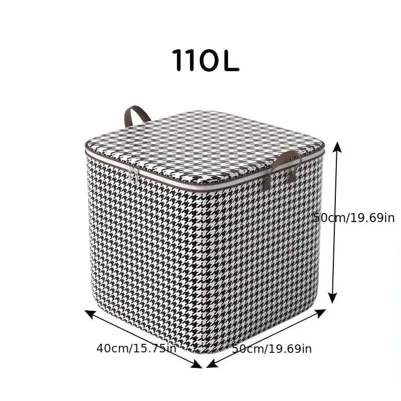 2-Pack: Quilt Storage Bag Organizer Nonwoven Dustproof Foldable Closet Space-Saving Bag