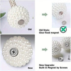 2-Piece: Magnetic Curtain Ties with Artificial Pearls