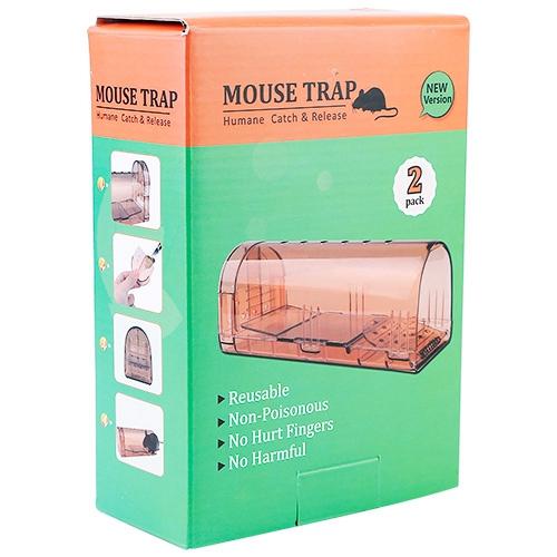 2-piece: Reusable Humane Mouse Trap