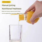 2-piece lemon squeezer set with screw attachment – Fresh juice everywhere & anytime!