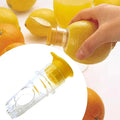 2-piece lemon squeezer set with screw attachment – Fresh juice everywhere & anytime!