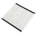 Foldable dish rack - space-saving - stylish - practical for any kitchen