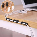 20 pieces | Self-adhesive cable clips – for cable management