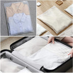 Multi-Purpose Frosted Zip Storage Bags – 20-Pack Plastic Garment Sleeves (Buy 2 Sets, Take 1 FREE)