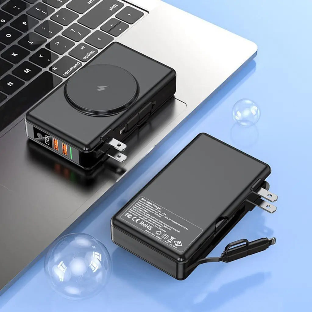 EnergieMate 5-in-1 Powerbank – 15,000mAh with Fast Charging Function