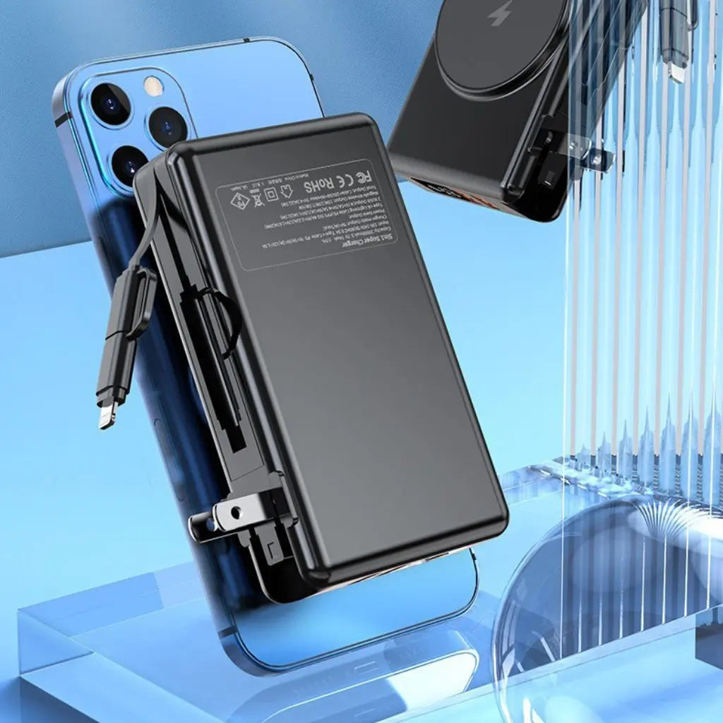 EnergieMate 5-in-1 Powerbank – 15,000mAh with Fast Charging Function