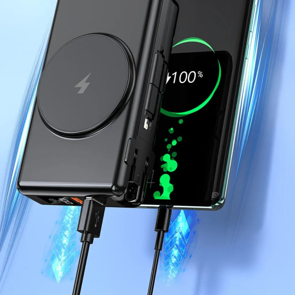EnergieMate 5-in-1 Powerbank – 15,000mAh with Fast Charging Function