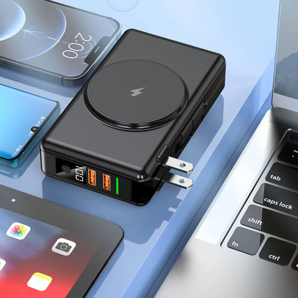 EnergieMate 5-in-1 Powerbank – 15,000mAh with Fast Charging Function