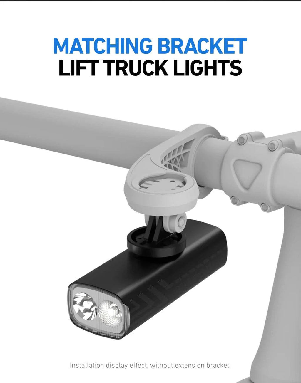 Powerful LED bike light with 2000 lumen & IPX6 water protection