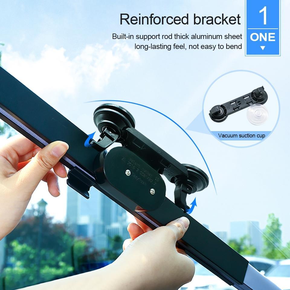 Retractable Car Windshield Sun Shade with UV Protection