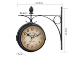 Double-sided EuroElegance wall clock