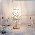 FeatherGlow Table Lamp – Luxe Table Lamp with Simplified Design