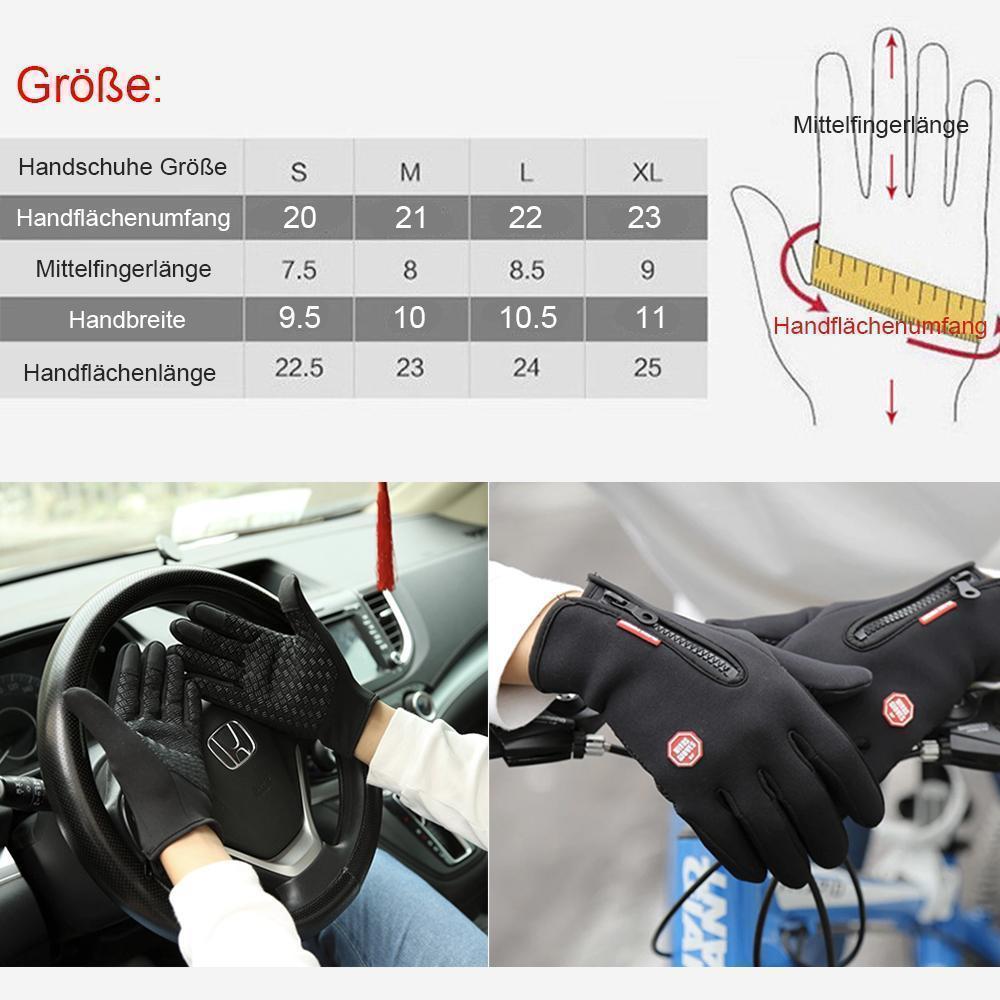 High-quality, warm, windproof and waterproof touchscreen gloves, Unisex