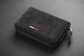 Large Capacity Slim Woven Suede Card Holder, for Shopping, Travelling, Jogging or Working