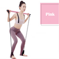 8-in-1 Portable Pilates Bar Kit with Resistance Band, Foot Loop, Ideal for Home Total Body Workout, Gym, Weightlifting