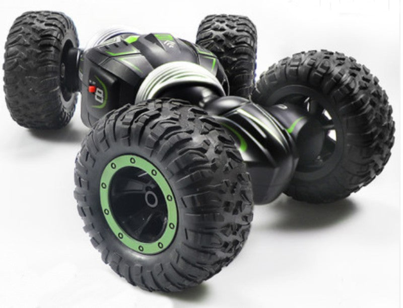 Rechargeable 4WD Stunt Off-road Remote Control Car with Lithium Battery, Rubber Vacuum Tires, Suitable for Driving on Various Bumpy Roads, for Adults and Children