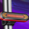 Wireless Remote Control Bicycle Steering Taillight, with Turn Signal, Brake Light and Flashing Warning Light, for Safe Cycling