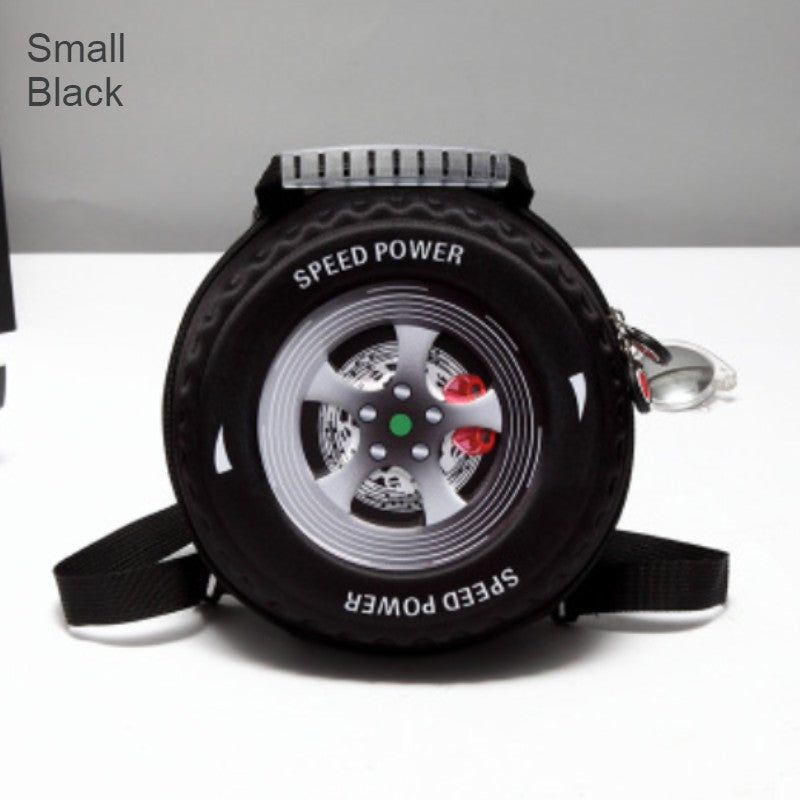 Cool 3D Racing Car Tire Backpack, for Preschool & Kindergarten, Boys & Girls