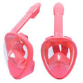 Foldable Full Face Snorkel Mask, with 180 Degree Panoramic Viewing, Anti-Fog & Anti-Leak Design, for Kids and Adults (1 pc)