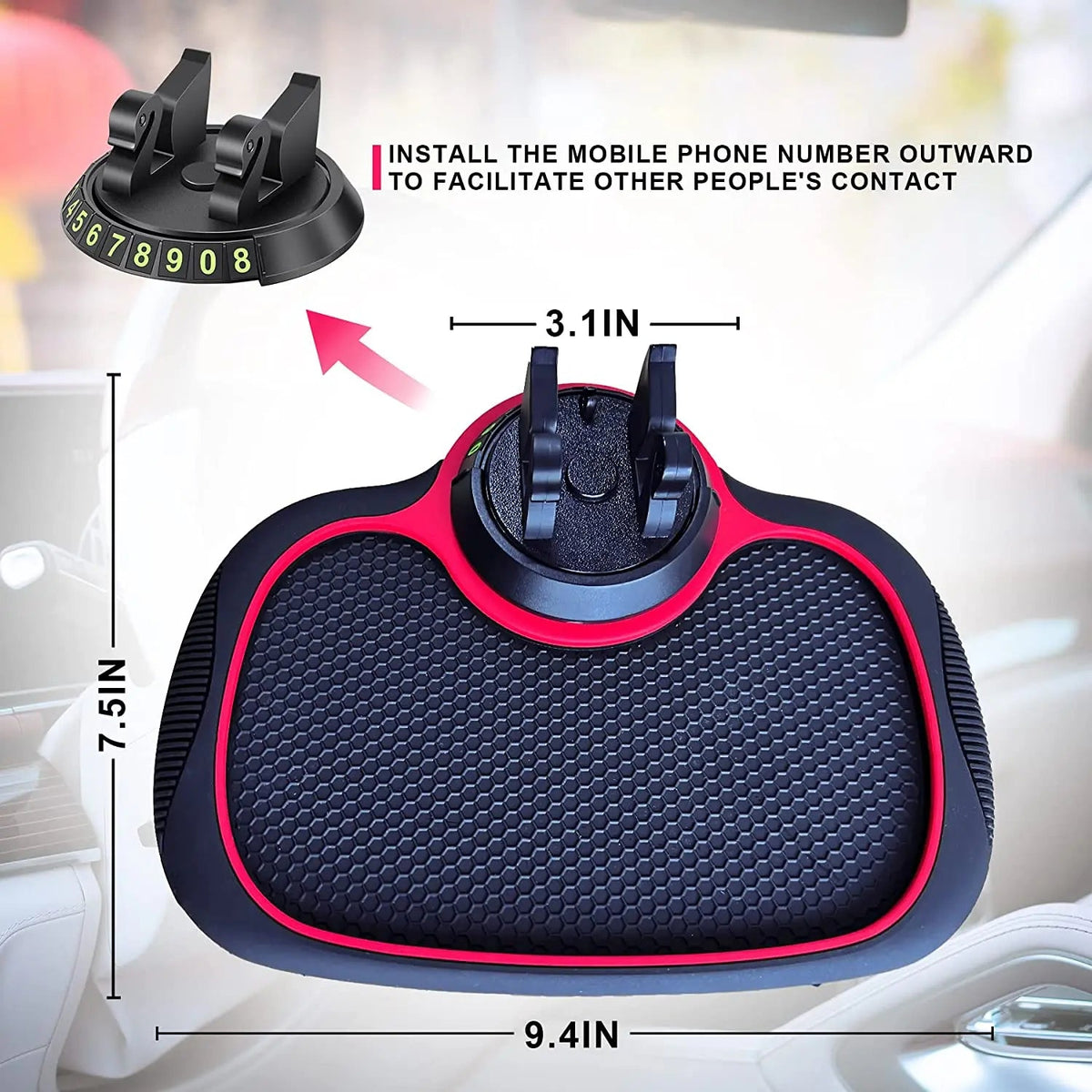 Slip-Free Dashboard Mat
