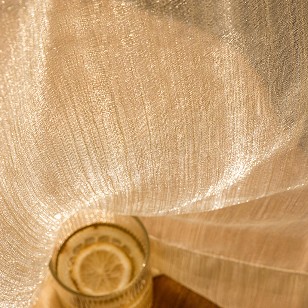 Transparent Linen Curtains, Light and Modern for Living Room