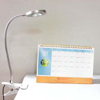 Creative simple USB pants button LED reading clip desk lamp