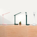 Modern double foldable eye care wireless rechargeable LED desk lamp