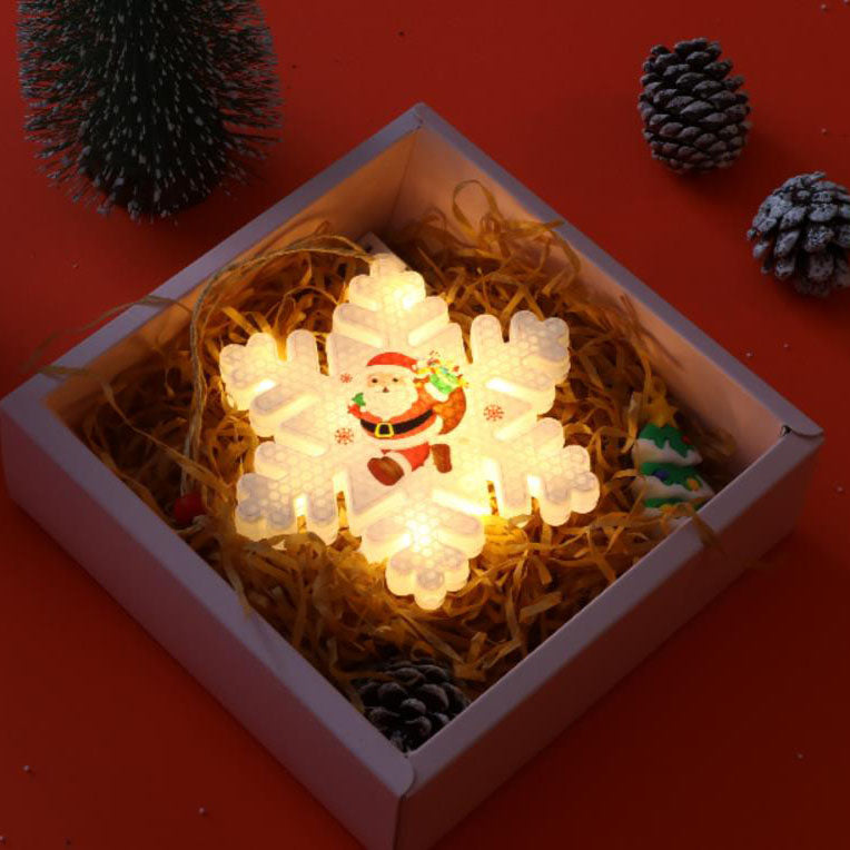 Christmas Decorative LED Plastic Painted Hanging Lights