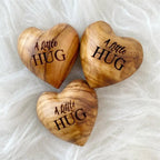Pocket Hug Wooden Heart Token