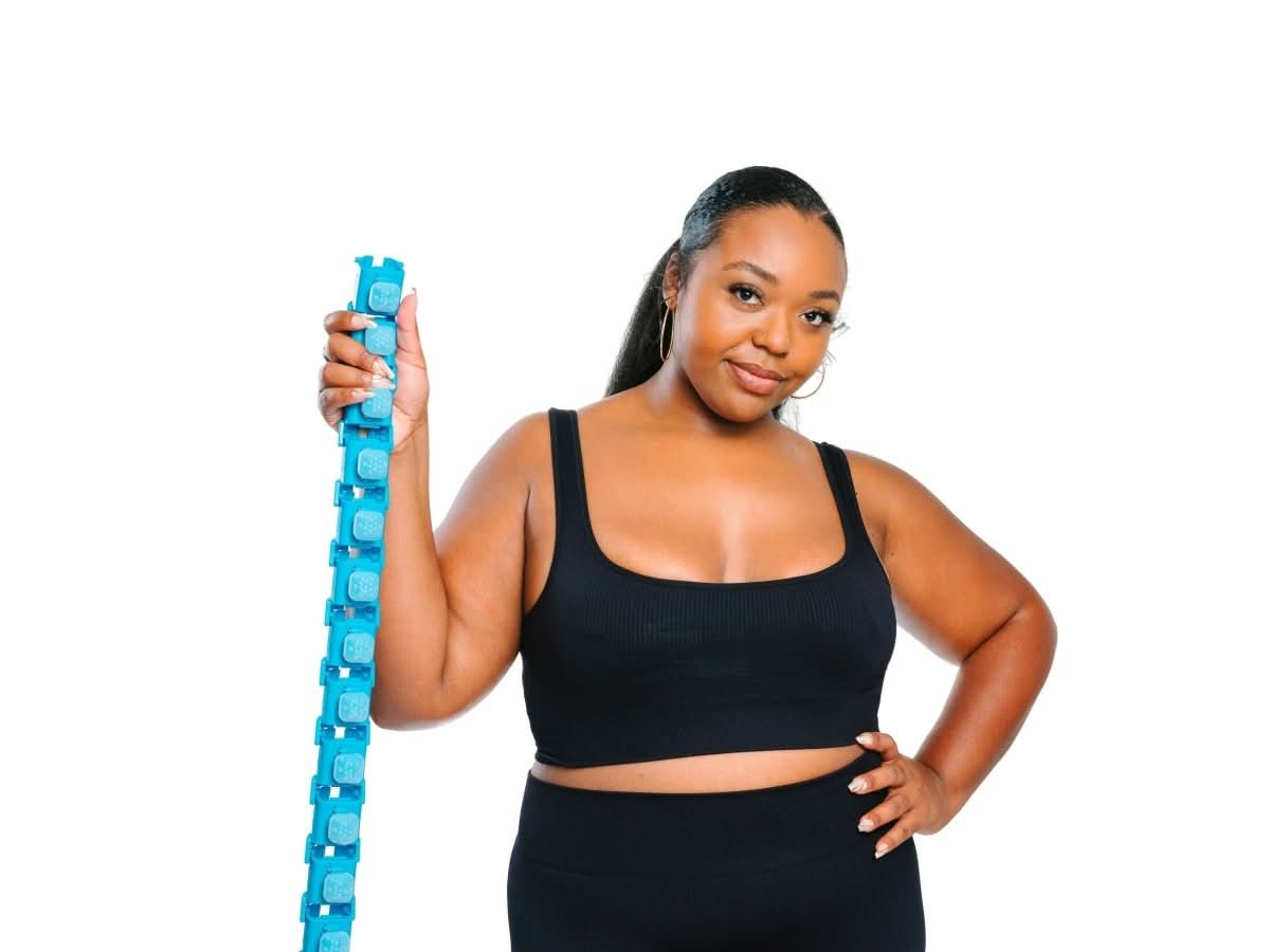 Adjustable hula hoop for effective home fitness & slim waistline