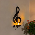 Candle holder with notes